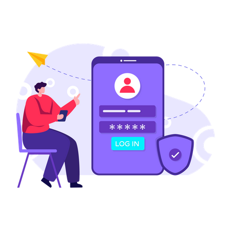 Secure Gati Jobs login illustration